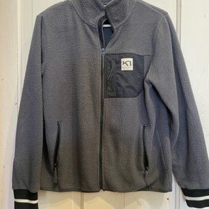 Kari Traa Womens Midlayer Fleece Jacket Small Gray